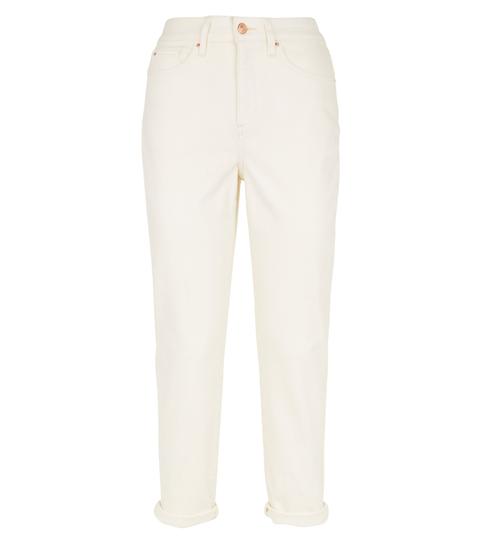 petite white jeans new look