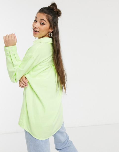 Monki Allison Organic Cotton Shirt In 