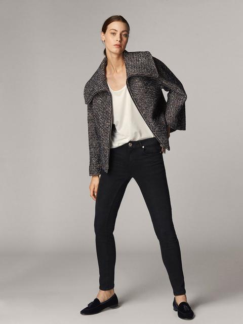 Pantalón Tejano Gris Superskinny Fit