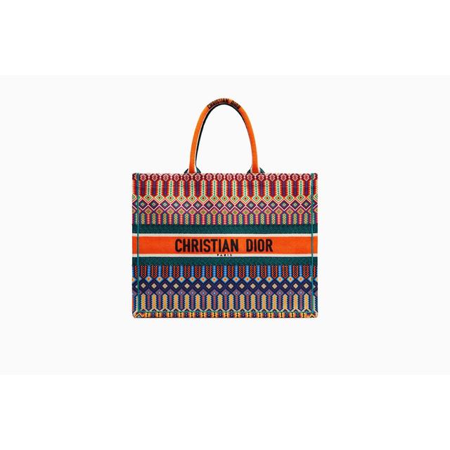 dior book tote multicolor