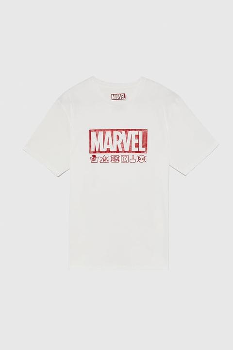 © Marvel Marvel Logo T-shirt from Zara on 21 Buttons