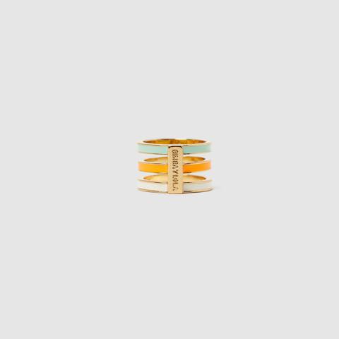 Anillo Ancho Naranja