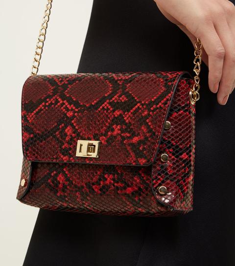 new look snake bag