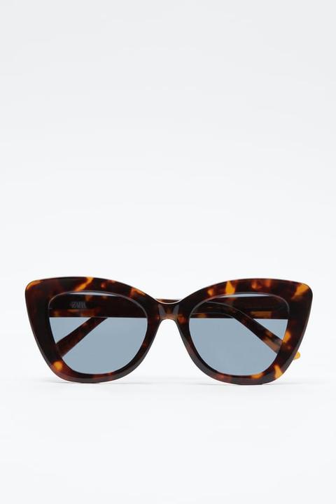 Tortoiseshell-effect Acetate Sunglasses