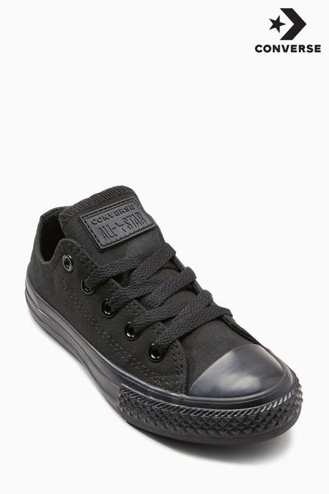 all black converse youth