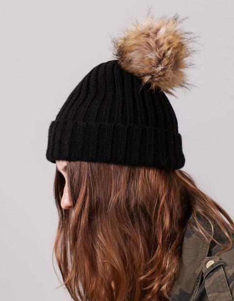 Gorro Pompón Pelo