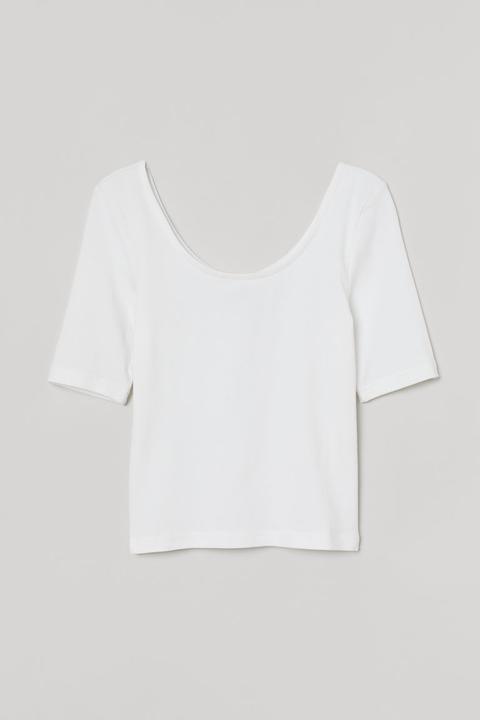 Jersey Top - White