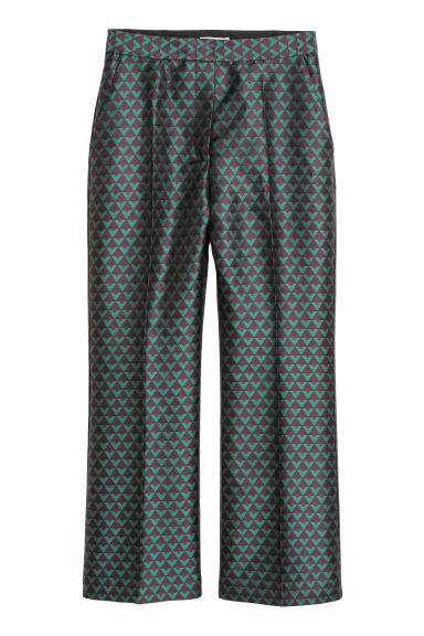 Pantalón En Tejido Jacquard