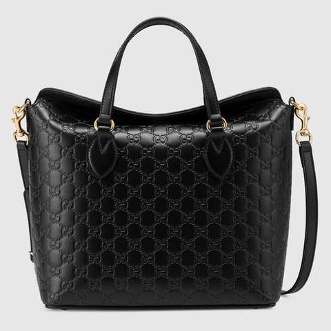 Borsa A Mano In Pelle Gucci Signature