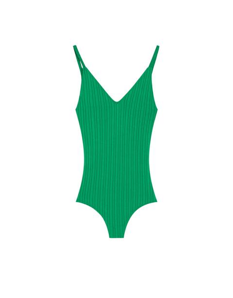 Body A Costine Con Scollo A V