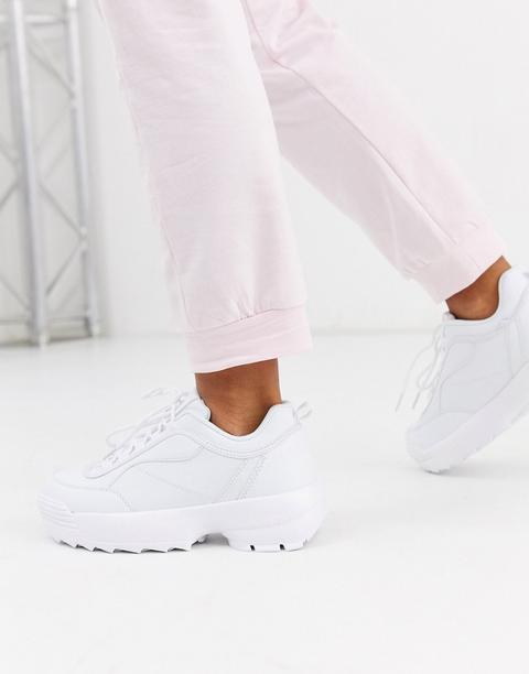 Chunky Sneakers En Blanco De Glamorous