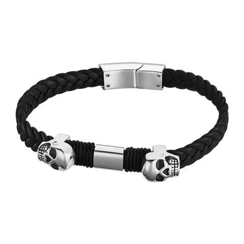 Pulsera Lotus Style Dark Style Ls2067-2/2 Piel, Hombre
