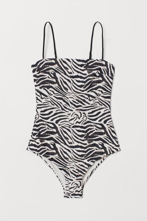 Traje De Baño - Beis
