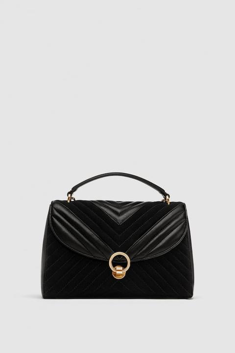 zara black crossbody bag