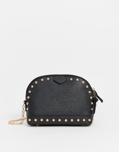 Yoki - Borsa A Tracolla Con Borchie - Nero