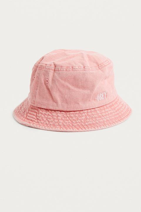 Obey Respect Coral Bucket Hat - Mens All