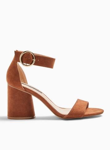 Womens Sophie Tan Barely There Sandals, Tan