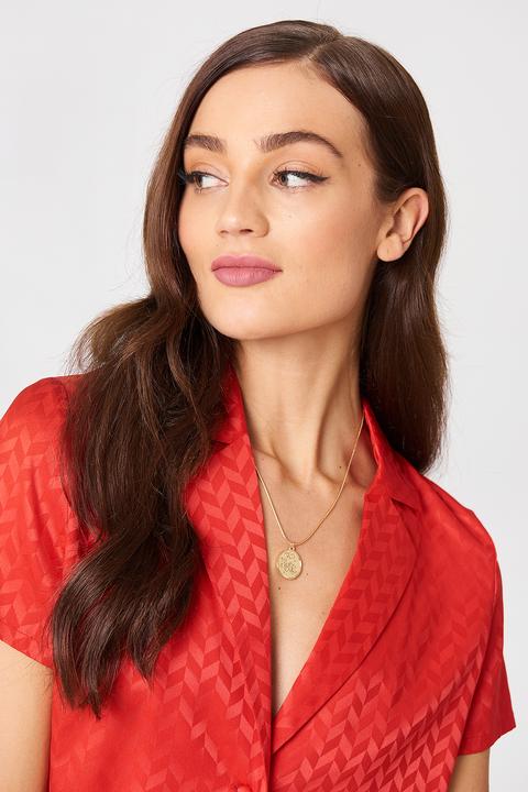 Zodiac Leo Necklace Gold