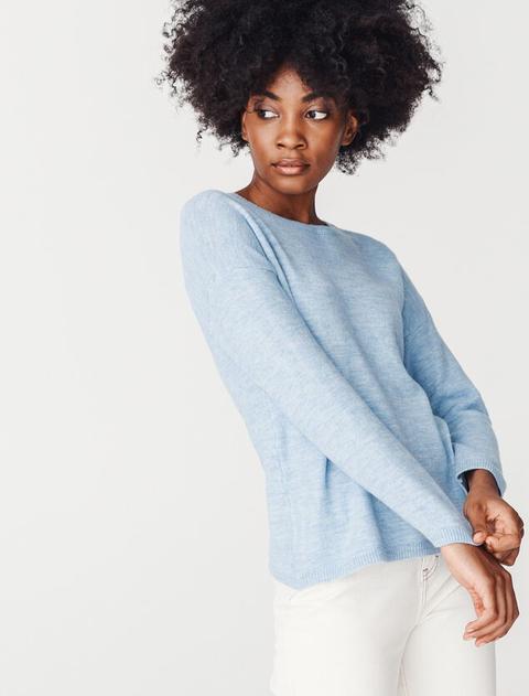 Pull Essentiel Col Rond - Bleu Ciel