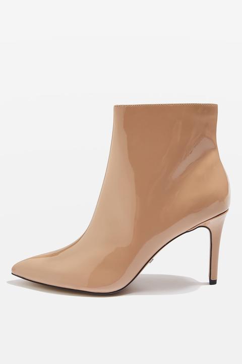 Mimosa Patent Ankle Boots