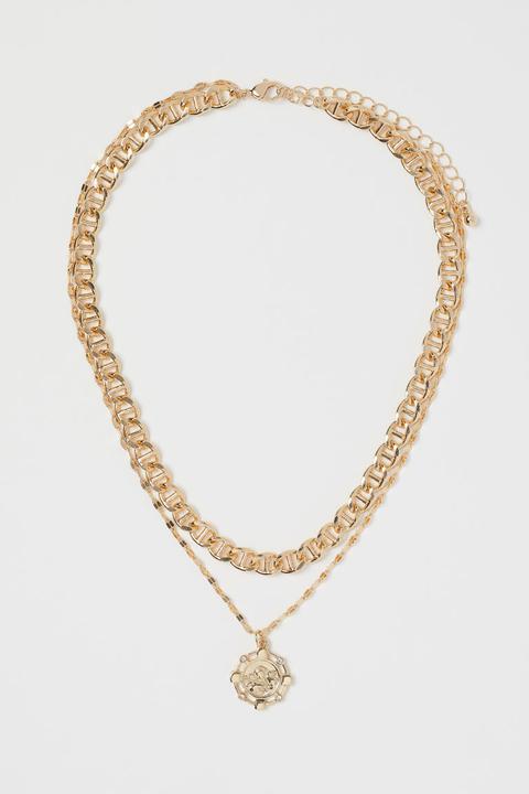 Two-strand Necklace - Gold