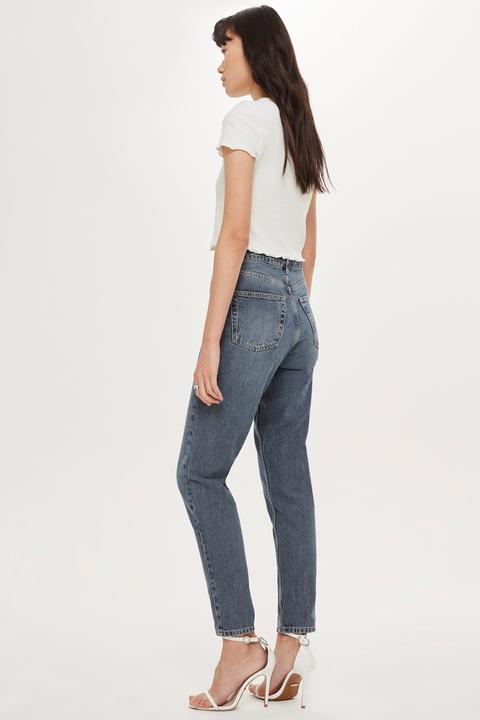 Graue Mom Jeans From Topshop On 21 Buttons