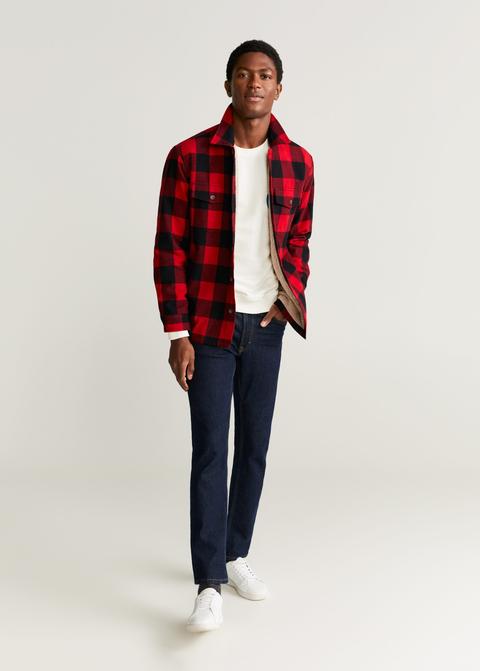 Sobrecamisa cuadros borreguillo Clearance