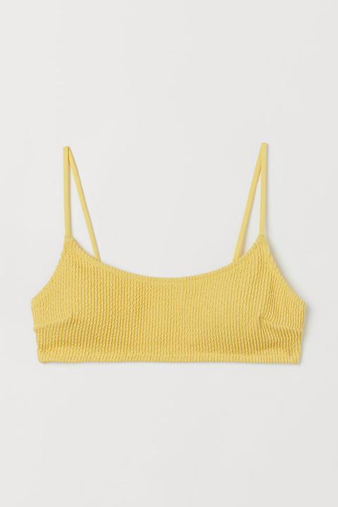 Top De Bikini Acolchado - Amarillo