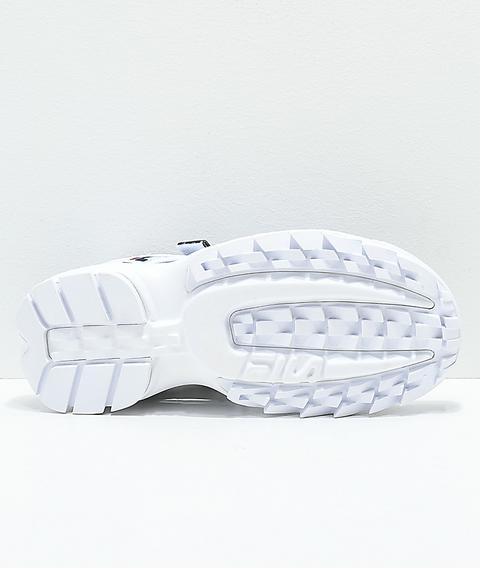 fila disruptor taping platform sandal