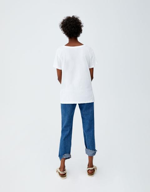 Maglietta Basic Collo A V