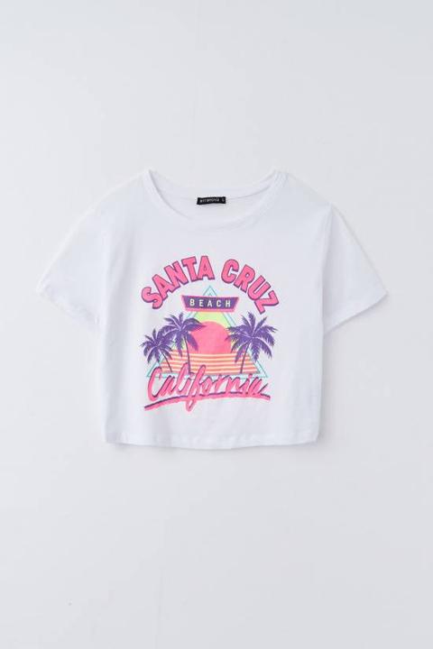 T-shirt Crop California