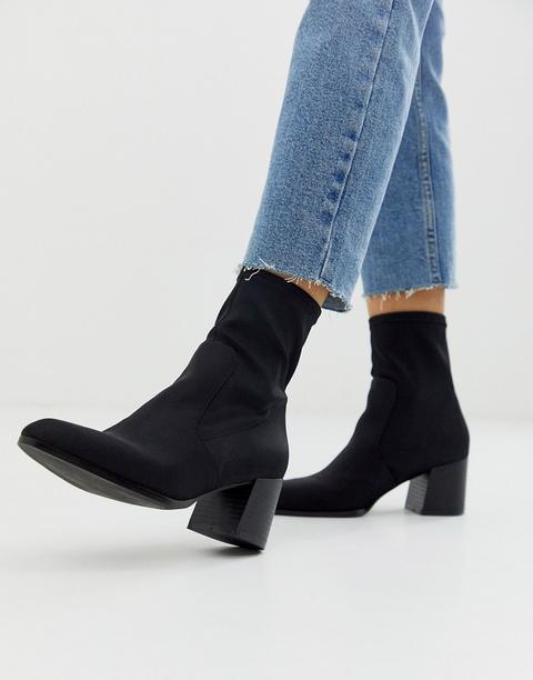 Botas De Neopreno Estilo Calcetín En Negro Rosie De Asos Design