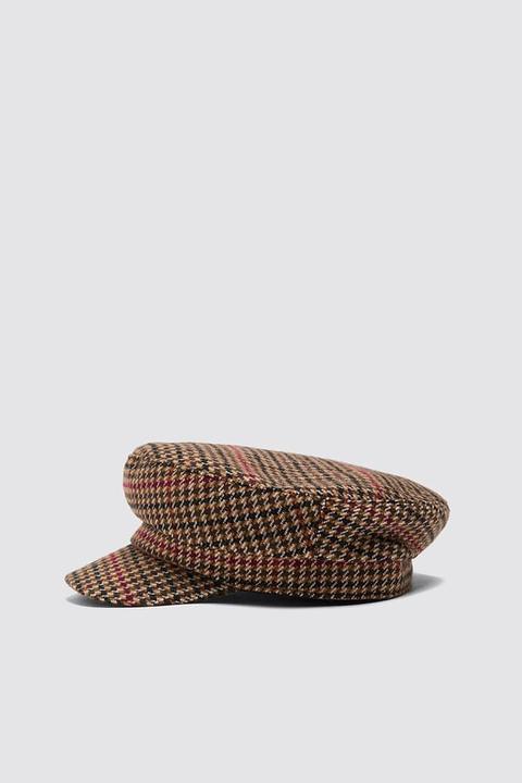 Gorra Estilo Marinera Cuadros