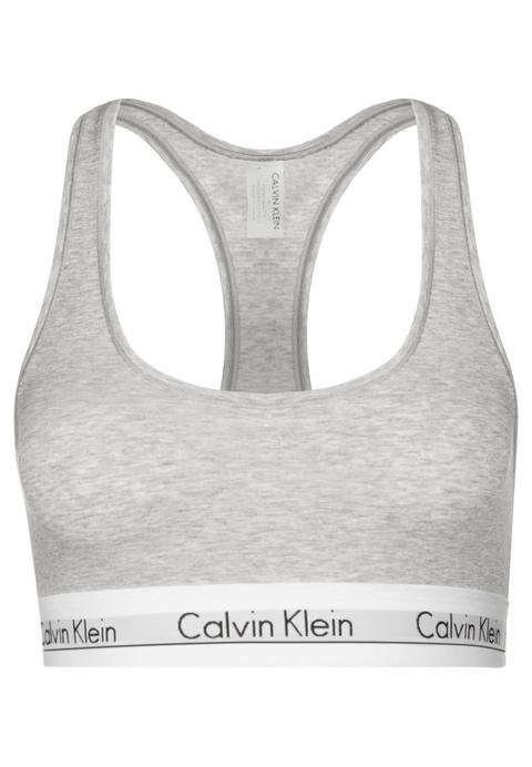 Calvin Klein Underwear Modern Cotton Bustino Grey Heather