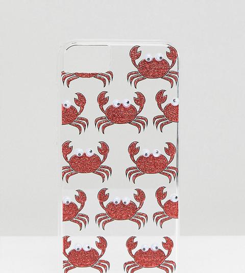 Funda Para Iphone 6/7/8/s Con Diseño De Cangrejo Con Ojos Saltones Exclusivo De Skinnydip