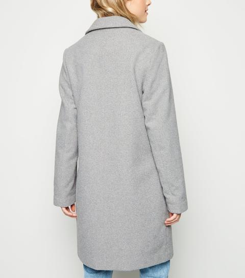 Grey Revere Collar Coat