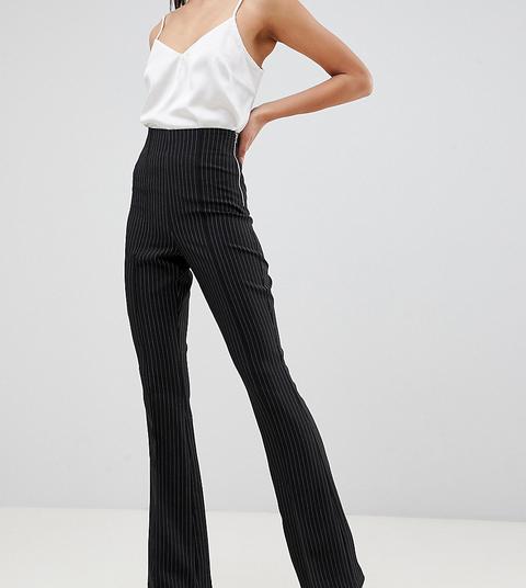 Asos Design Tall Slim Suit Pants In Pinstripe - Multi