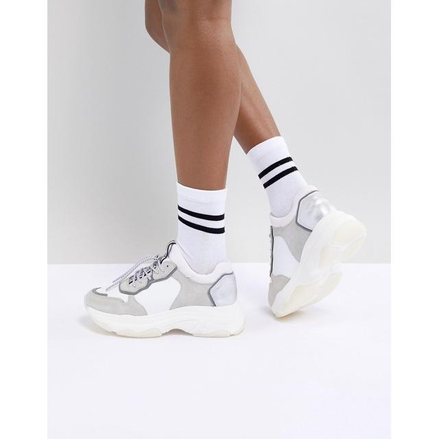 bronx suede chunky trainers