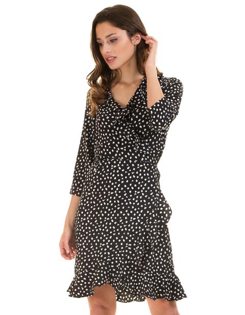 Vestido Volantes Lunares Vhhenna Dot 3/4 De Vero Moda | Buylevard