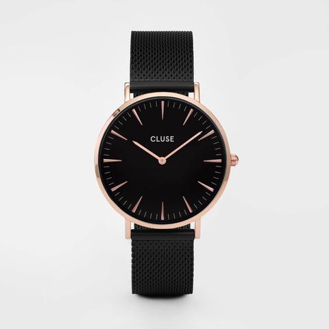 La Bohème Mesh Rose Gold Black/black