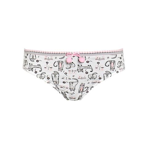 Slip Bambina In Jersey Stretch Fantasia Gatti - Crazy Cats