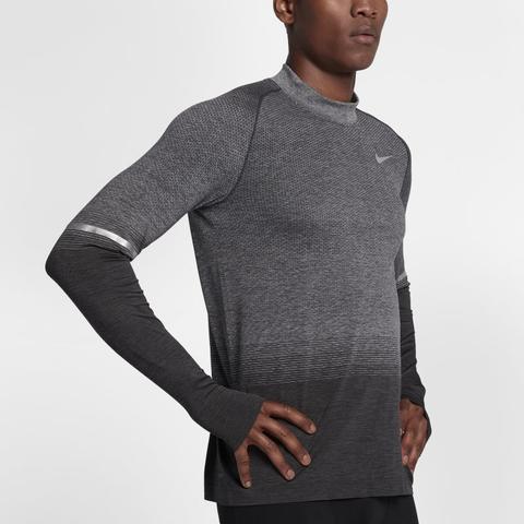 Barry Proponer Para exponer Nike Dri-fit Knit Camiseta De Running De Manga Larga - Hombre - Gris de Nike  en 21 Buttons