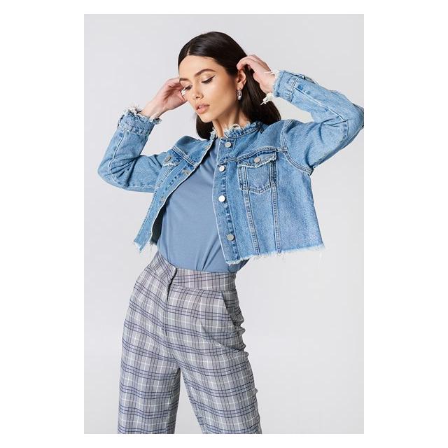 short blue denim jacket