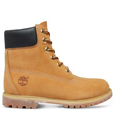 Bota 6 Inch Premium Para Mujer En Amarillo