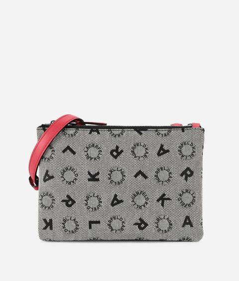 K/jacquard Flat Crossbody