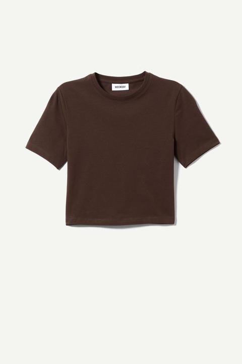 Mini Crop Top - Brown