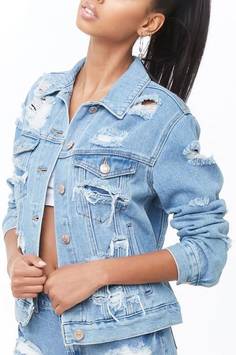 Jeansjacke Im Used