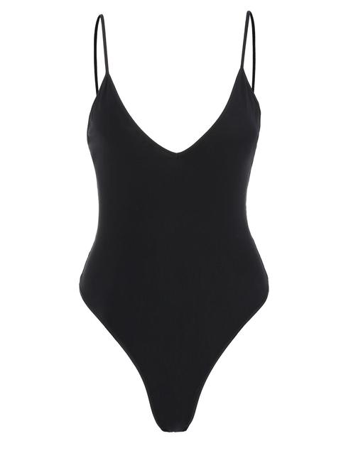 Body Cami In Tinta Unita Black