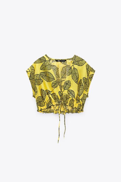 Cuerpo Con Lino Estampado