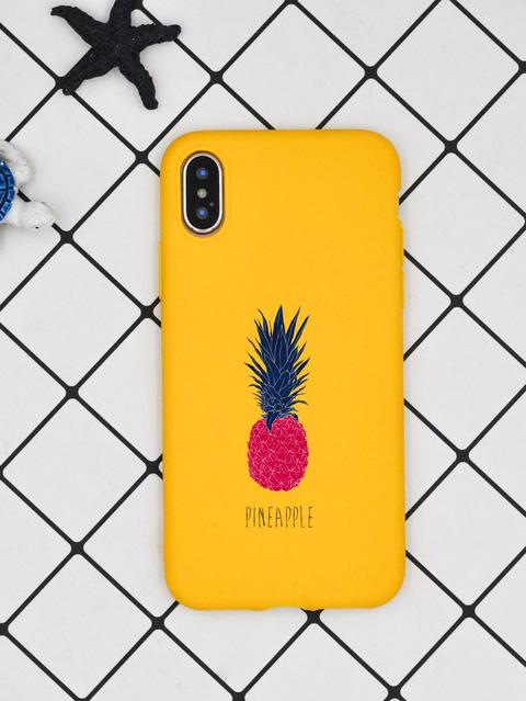 Custodia Per Iphone Con Stampa Ananas